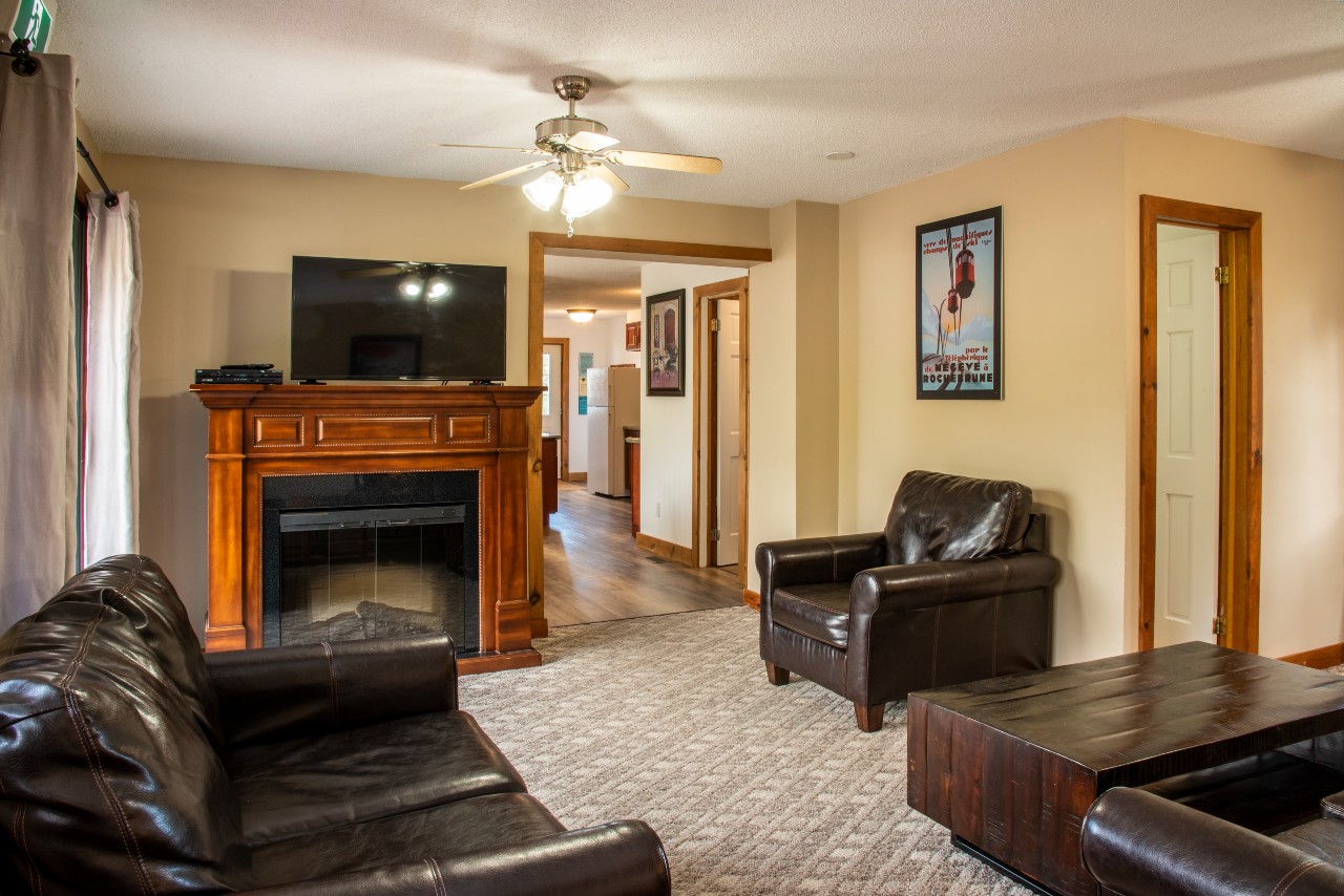 living room/ kitchen view