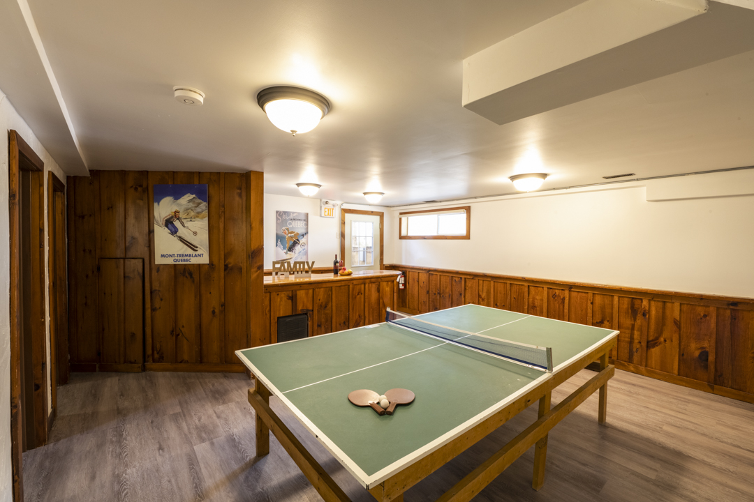 Basement Ping Pong Table